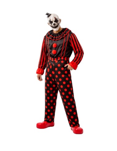 Diabolische Clowngröße L | Erwachsene kostumiert der König des Karnevals